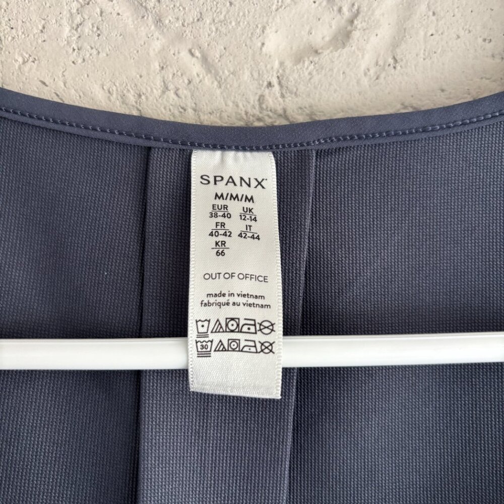 SPANX "Out Of Office" Sleeveless Shell Tank - Dark Storm / Gray - M - Picture 4 of 8